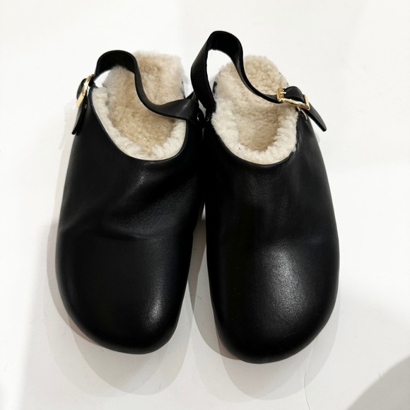 Beatrice Valenzuela Kohl clog with shearling NEW - Picture 7 of 9